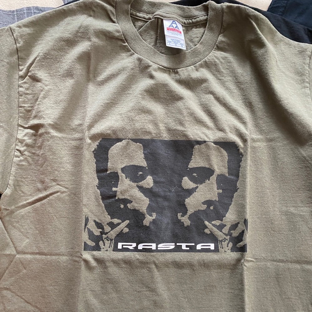 3 vintage reggae rasta tee shirt lot 90’s excellent